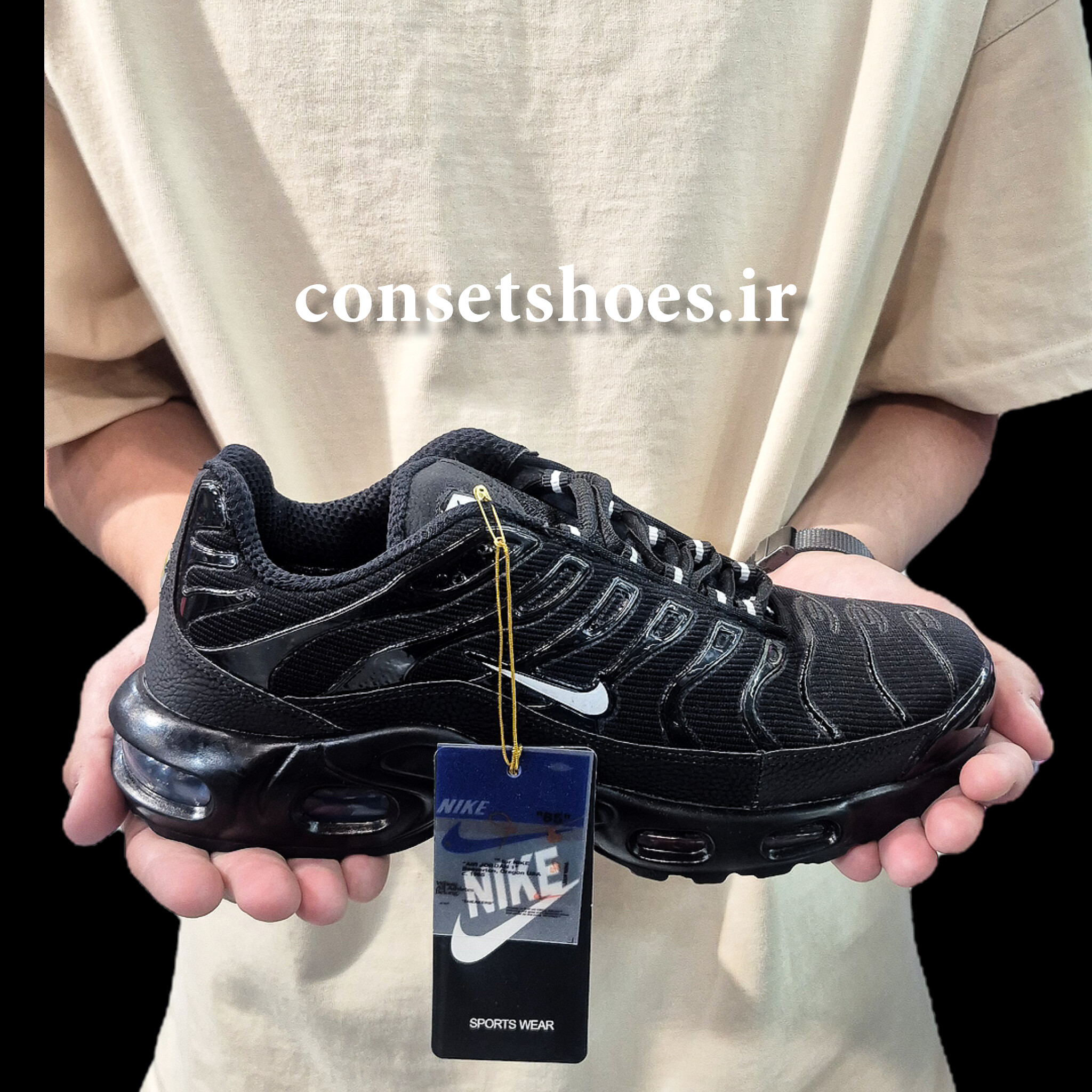 کتونی tn مدل تریپل بلک tn triple black