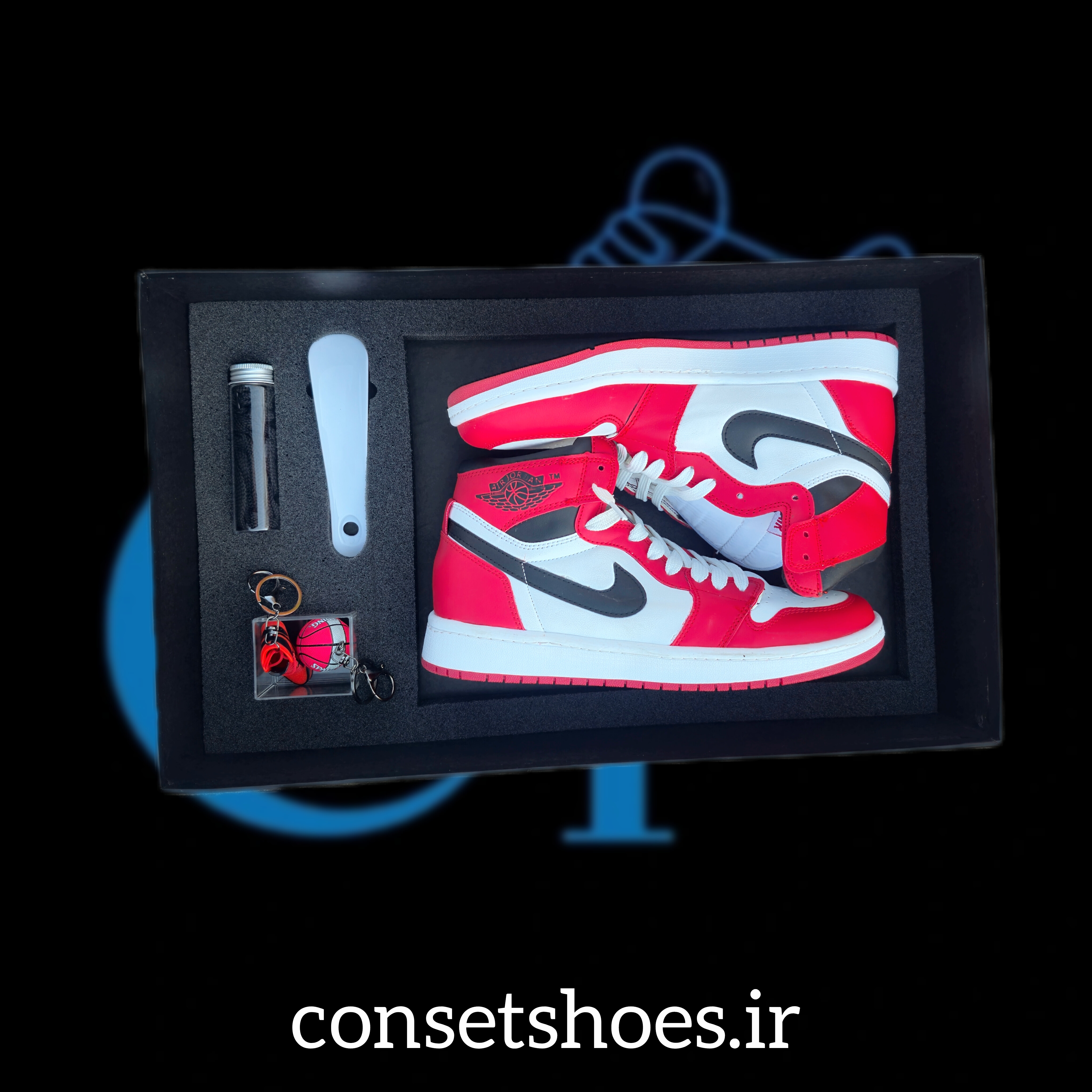 باکس VIP جردن شیکاگو لاست اند فاند ساق بلند (AJ1 CHICAGO losta and Found High)