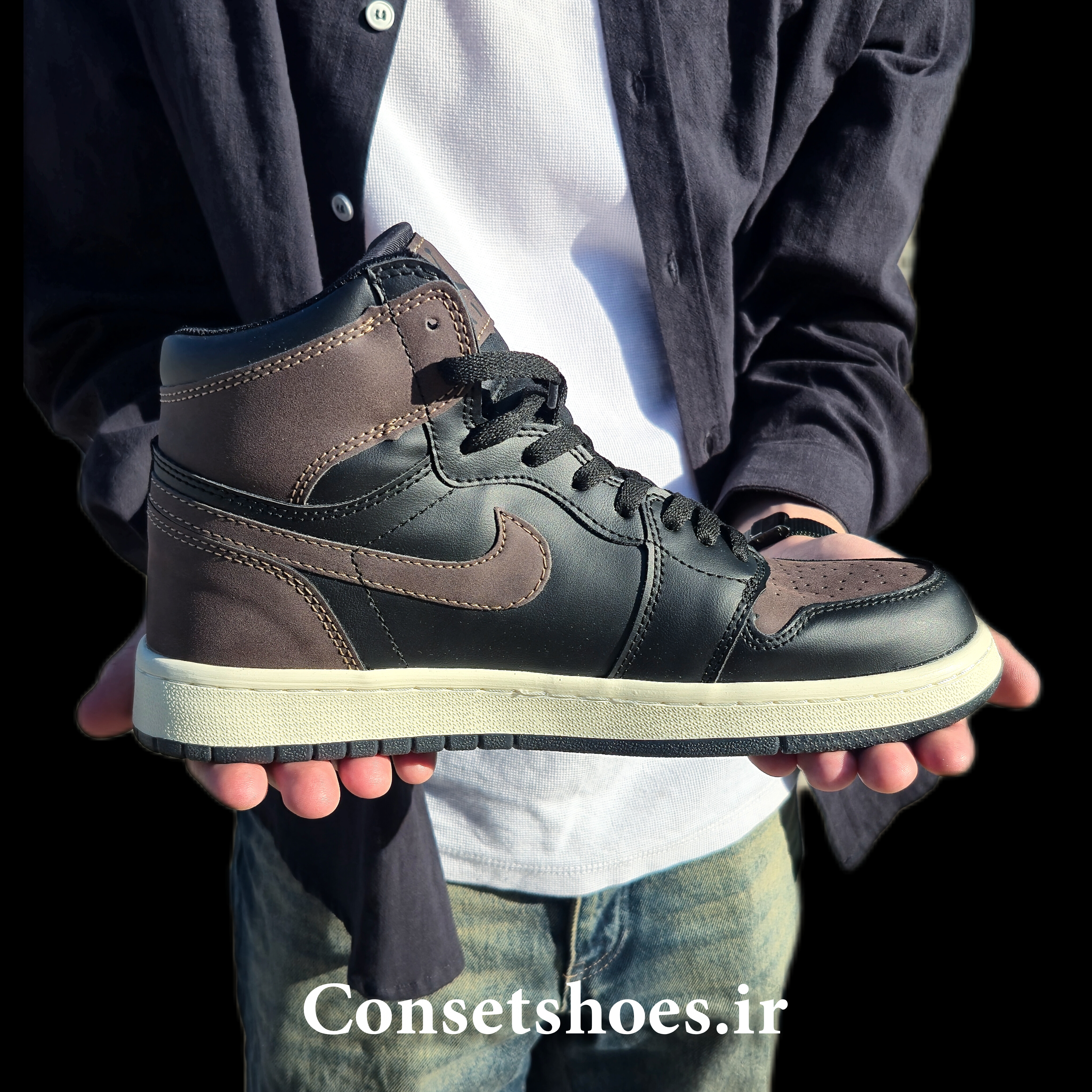کتونی جردن وان پالومینو jordan one high retro palomino